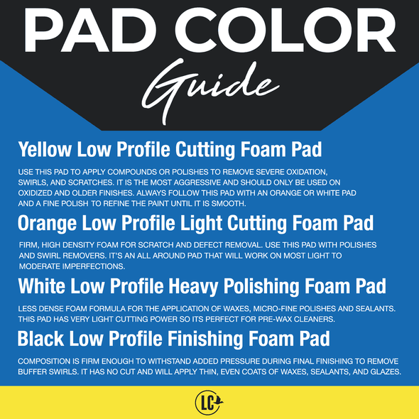 Lake Country 6.5 Inch CCS Pads 12 Pack - Your Choice