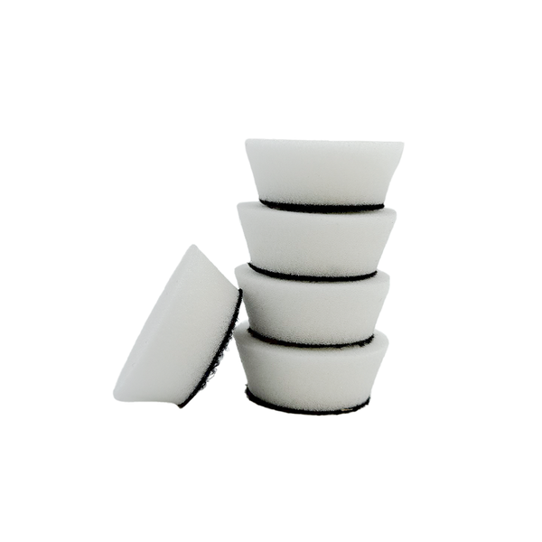 1.625 INCH WHITE POLISH FORCE PAD - 5 PACK 1.625 INCH WHITE POLISH FORCE PAD - 5 PACK