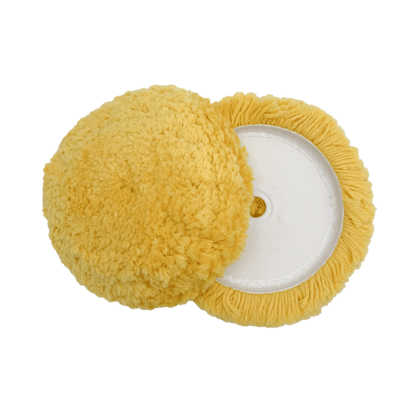 7.5 INCH YELLOW TWISTED WOOL BLEND PAD