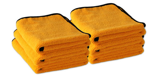 Cobra Microfiber Cobra 6 Pack Gold Plush Microfiber Towel - 16 x 24 in