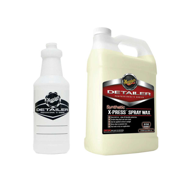 Meguiars D156 Synthetic X-press Spray Wax Bundle