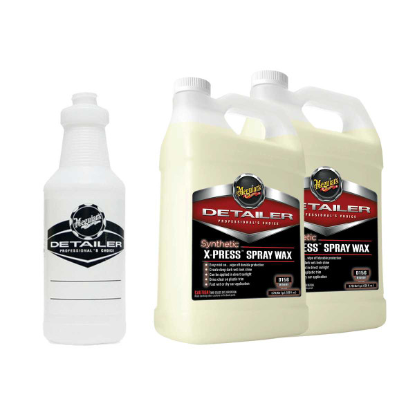 Meguiars D156 Synthetic X-press Spray Wax Combo Pack