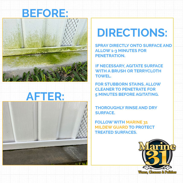 Marine 31 Mildew Stain Remover Gel