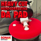 SONAX Red Dual Action Hard Cutting Pad - 5.5 Inch