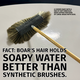 Montana Original Tri-Angle Boars Hair Car Wash Brush Montana Original Tri-Angle Boars Hair Car Wash Brush