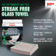 SONAX Microfiber Glass Cloths - 3 Pack