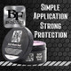 BLACKFIRE SiO2 Wheel Seal is simple and easy to apply.