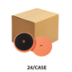 6 Inch Precision Rotary CCS Orange Light Cutting Pad (Case of 24) - LC-PR-24600-CCS