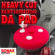 SONAX Red Cutting Pad 3 Inch - 4 Pack