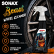 SONAX Beast Wheel Cleaner bottle (750 ml) featuring a gorilla graphic, designed to remove brake dust and change color as it works