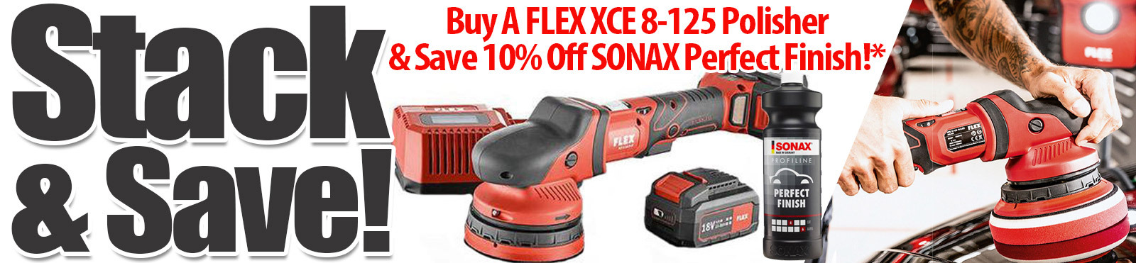 Get 10% off sonax perfect finish with your purchase