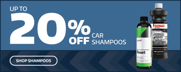 20% OFF Car Shampoos