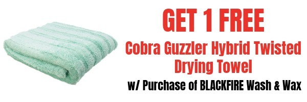 Free Bonus with  Blackfire Wash & Wax