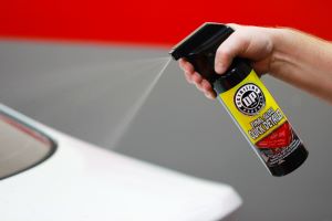 Give your vehicle a quick clean up with a quick detailer!