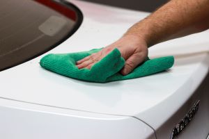 Give your vehicle a quick clean up with a quick detailer!