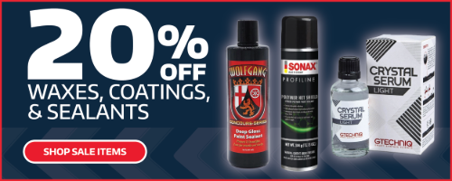 20% Off Waxes, Sealants, & Coatings