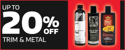 up to 20% off trim and metal