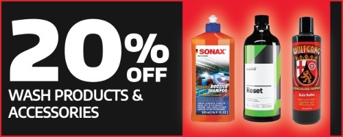 20% off Wash Products