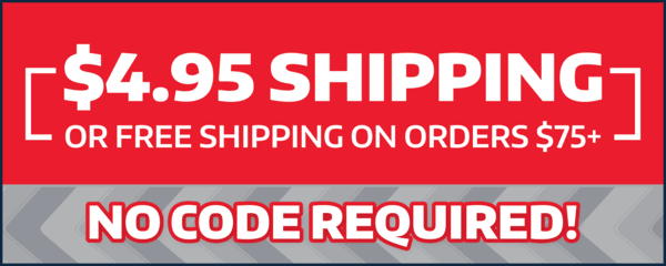 $4.95 Flat Rate Shipping