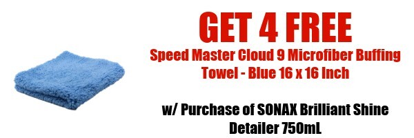 Free Bonus with SONAX Brilliant Shine Detailer 