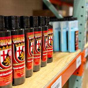 Wolfgang Bottles On Shelf