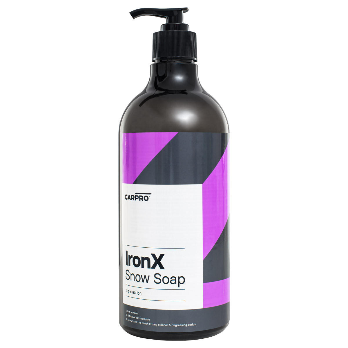 CARPRO - IRON X  SOAP 1Litre ⭐️ カープロ CARPRO Iron X Snow Soap 1 Liter | Autogeek.net