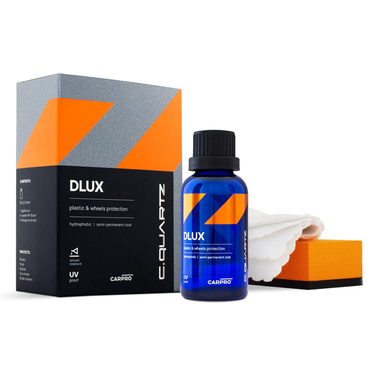 CARPRO CQUARTZ DLux Plastic And Wheel Coating 30 mL