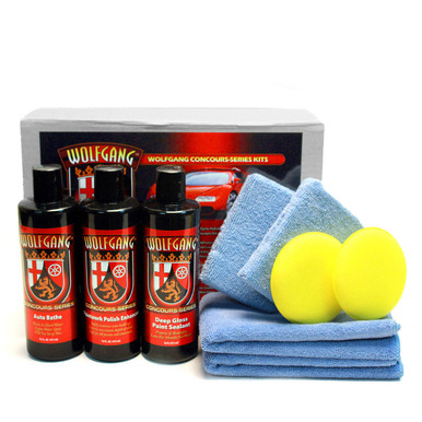 Coverall Fastwax Aqua Gloss Auto Detailing kit of 3