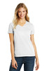 District® Women's Perfect Blend® V-Neck Tee. DM1190L