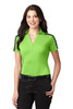Port Authority® Ladies Silk Touch™ Performance Colorblock Stripe Polo. L547