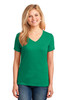Port & Company® Ladies Core Cotton V-Neck Tee. LPC54V