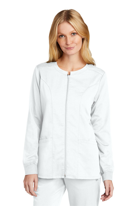 WonderWink® Women's Premiere Flex™ Full-Zip Scrub Jacket WW4088