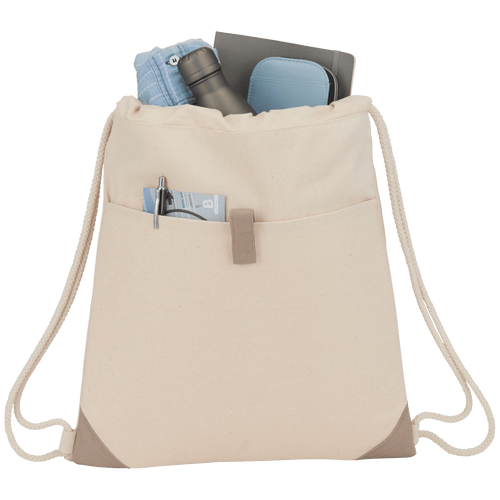 Recycled Cotton Drawstring Bag