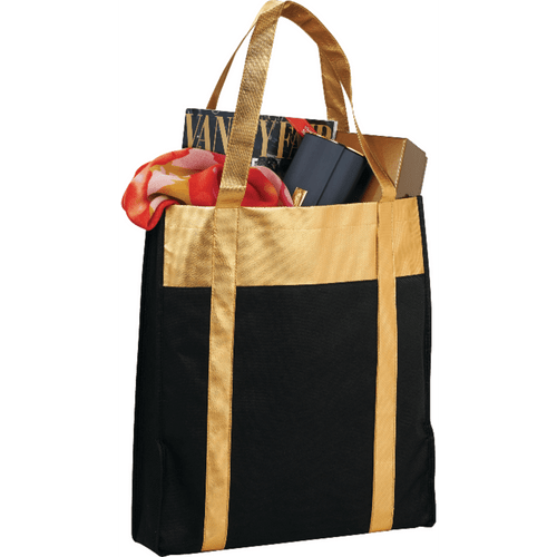 Metallic Non Woven Shopper Tote