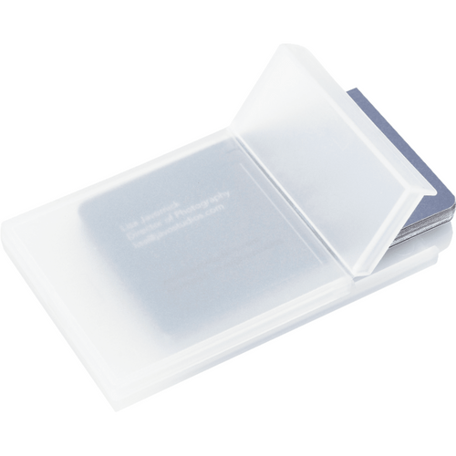 Plastic Business Card Holder