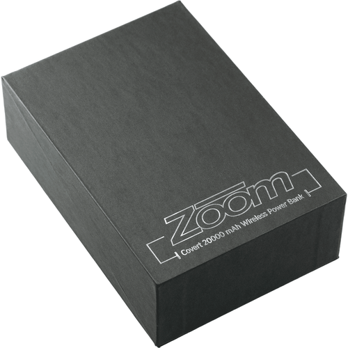Zoom 174  Covert 20000 mAh Fast Wireless Power Bank