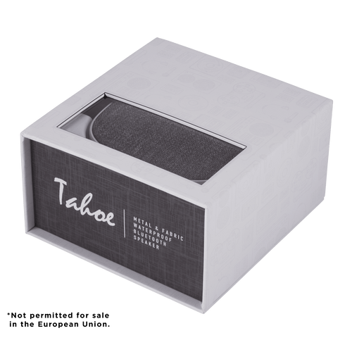Tahoe Metal amp  Fabric Waterproof Bluetooth Speaker