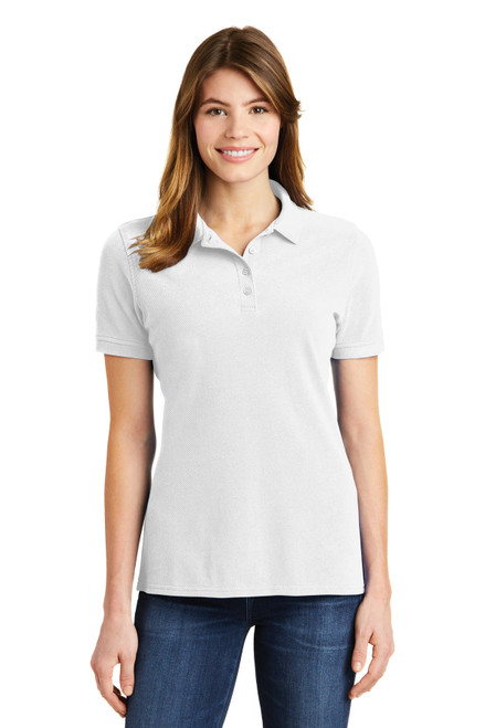 Port & Company® Ladies Combed Ring Spun Pique Polo. LKP1500