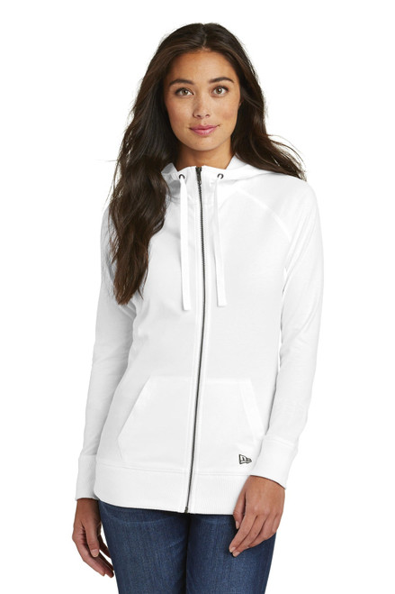 New Era ® Ladies Sueded Cotton Blend Full-Zip Hoodie. LNEA122