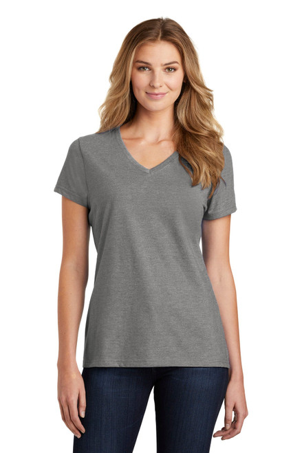 Port & Company ® Ladies Fan Favorite ™ Blend V-Neck Tee. LPC455V