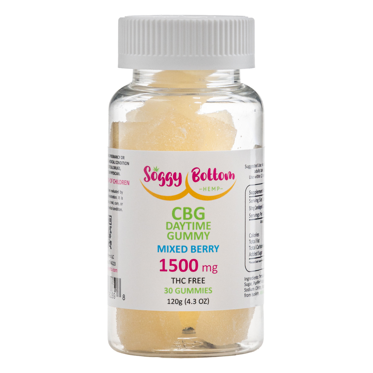 CBG DAYTIME GUMMIES - 1500 MG, 50 MG EACH
