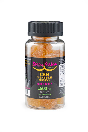 CBN/CBD Night Time Gummies- 50mg Each, THC-free