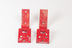 Mercedes 4608800228 Bonnet Hinge x2 - Front Red | W460 W461 W463 G