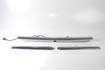 Mercedes 1076901580 Boot Chrome Trim Set x3 - Rear | C107 R107 SL