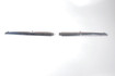 Mercedes 1076901580 Boot Chrome Trim Set x3 - Rear | C107 R107 SL