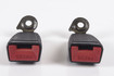 Mercedes 1298600085 Seat Belt Set - Rear Grey | R129 SL