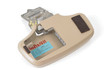 Mercedes 1408101011 Mirror Bracket & Speaker - Beige | W140 V140 C140 S