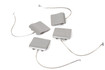 Mercedes 1296980030 Jacking Point Cover Set x4 - Silver | R129 SL