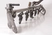 Mercedes 1040701395 Fuel Rail & Injector Set x6 | W124 W210 E R129 SL W140 S...