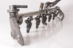 Mercedes 1040701395 Fuel Rail & Injector Set x6 | W124 W210 E R129 SL W140 S...